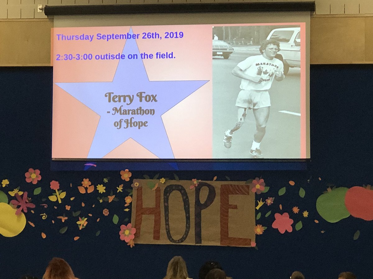 StBenedictOCSB's tweet photo. Our first #BenTalk on Hope by students in @MmeVanLankveld and @mmealexadej classes was a great launch for our upcoming Terry Fox Walk/Run next week. We hope @BenedictParents can join us. #ocsbBeCommunity #ocsbBeWell #Hope https://t.co/bIpaS9DrSz