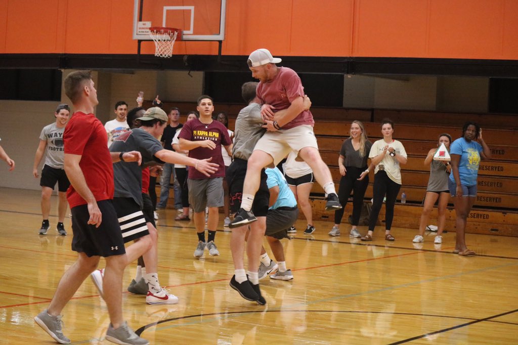 Congratulations to <a href="/PiKappaAlpha_EO/">Pi Kappa Alpha ΕΩ</a> for winning the dodge-ball tournament!!! 🧡🐯