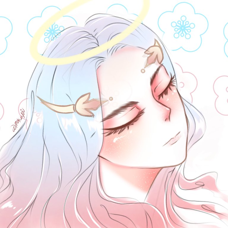 Mekoyoi2's tweet photo. Awwww 💞 My new OC mascot 💞 angel 
#digitalart #DigitalArtist #drawing #aestheticedits #art #ArtistOnTwitter https://t.co/Fc5TEETYzi