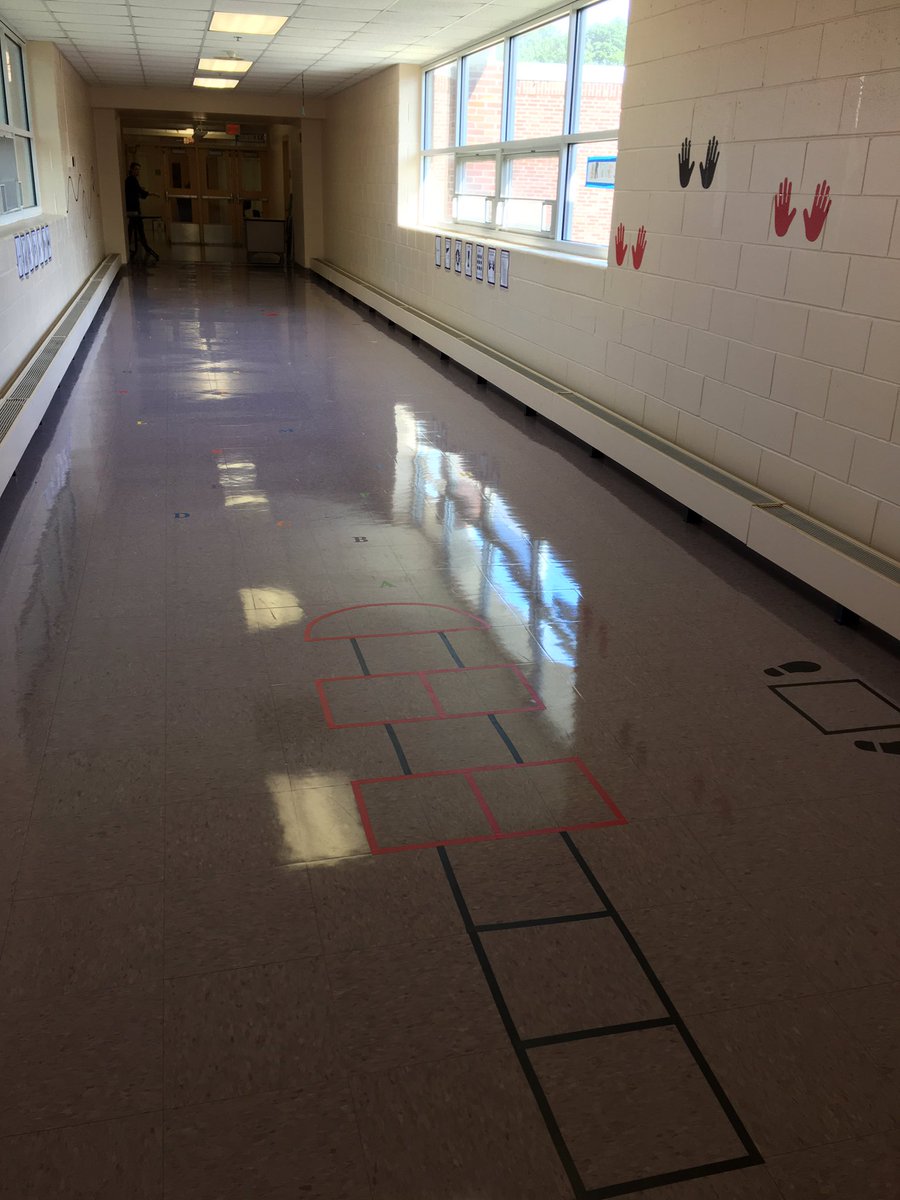 DavidGusitsch's tweet photo. After much discussion, it is so exciting to see the @SaxeMS sensory path come to life! This will be a great space to provide students an opportunity to get up, move, and maximize their learning experience! Thank you to Ms. Hund for taking the lead... #SaxeMoves #MoveToLearn https://t.co/3RpseETeuJ