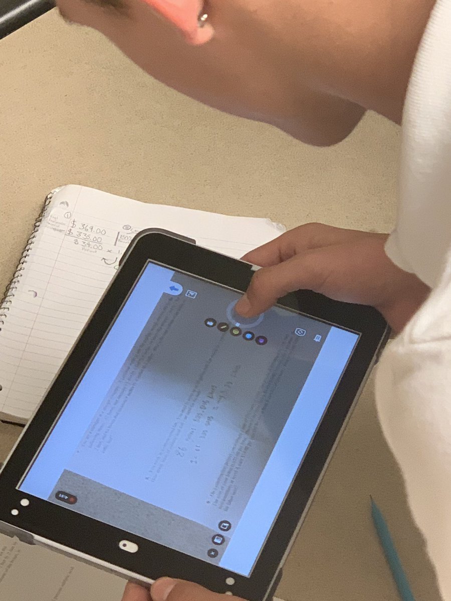 NicoleThomas722's tweet photo. My students used one of our new IPads that was donated through my latest @DonorsChoose project to record videos to @Flipgrid https://t.co/G98V0vzGUO