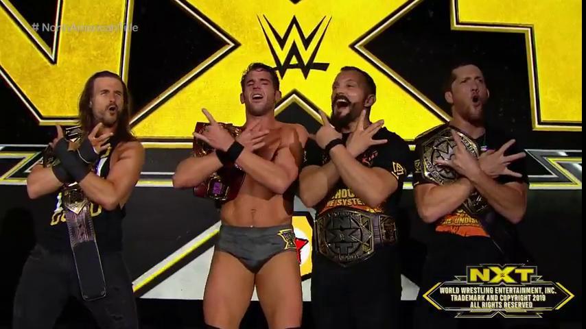 THE PROPHECY HAS BEEN FULFILLED!!!

#UndisputedERA holds ALL THE GOLD in #WWENXT!!!!

@RoderickStrong @KORcombat @theBobbyFish @AdamColePro