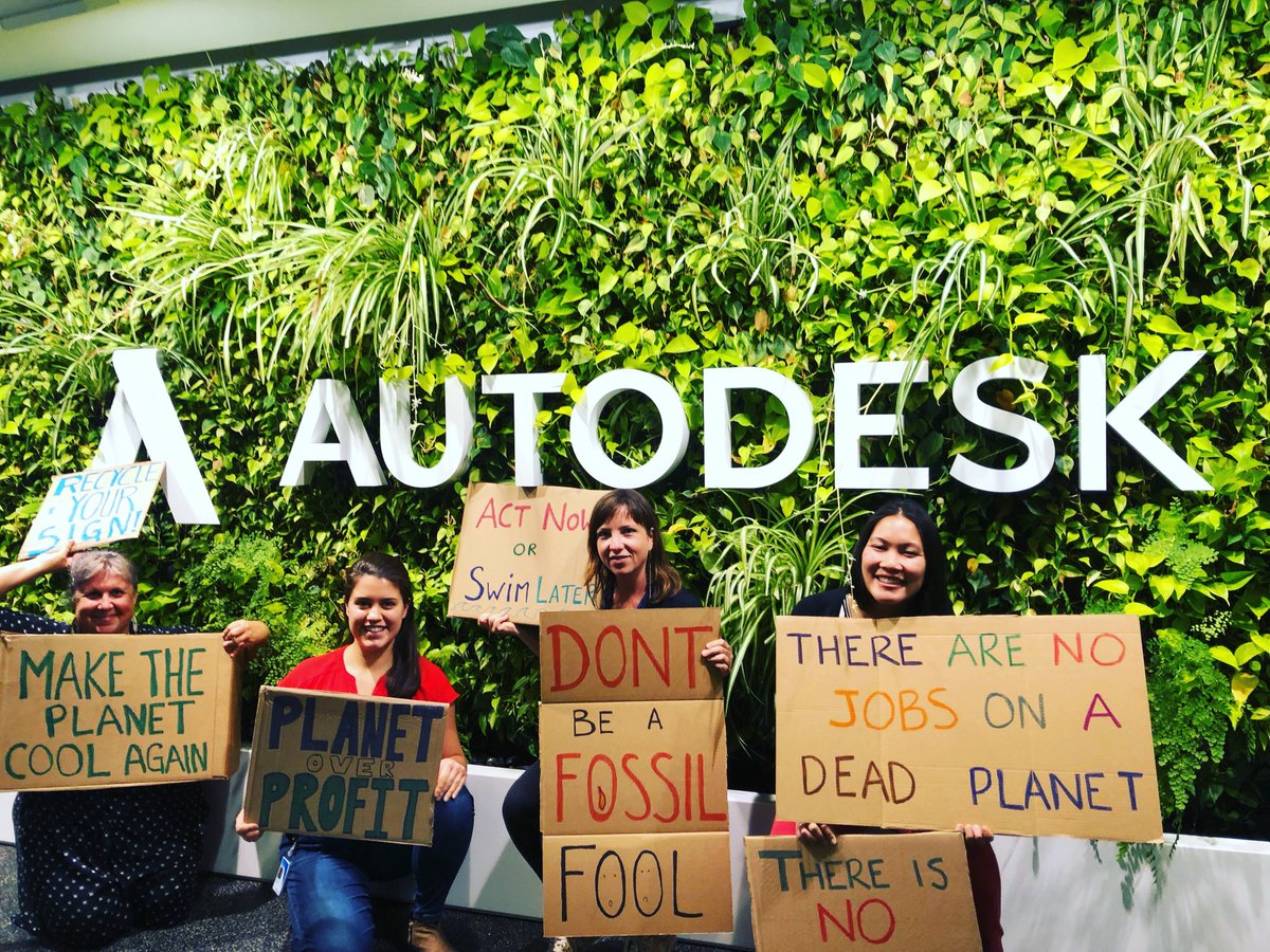 We started making our Climate Strike signs @autodesk. Join us in San Francisco!