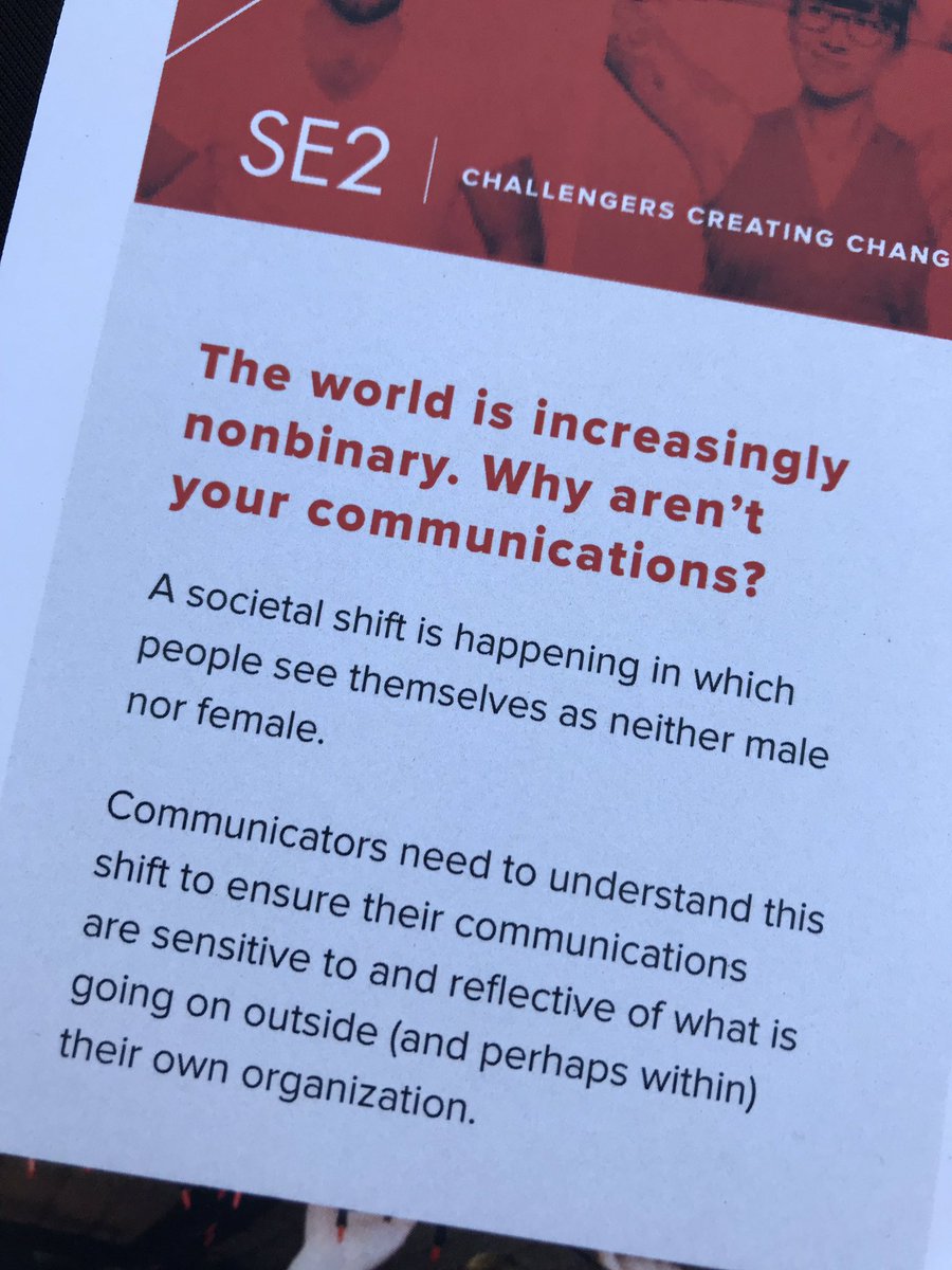 ComNetworkDEN's tweet photo. More tips on nonbinary communications. #localtakeover https://t.co/lfGINrnahw