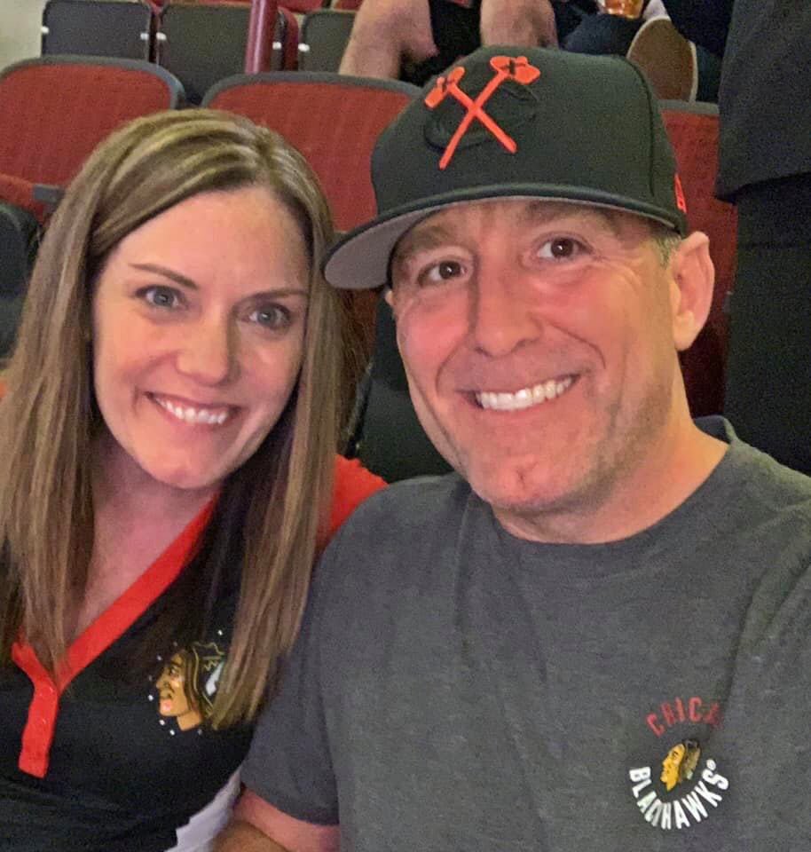 rxtonirose's tweet photo. Celebrating the hubby’s birthday the only way we know how - with the @NHLBlackhawks! Let’s go Hawks! 🎉 #onegoal #Blackhawks https://t.co/fUqHpkQV36