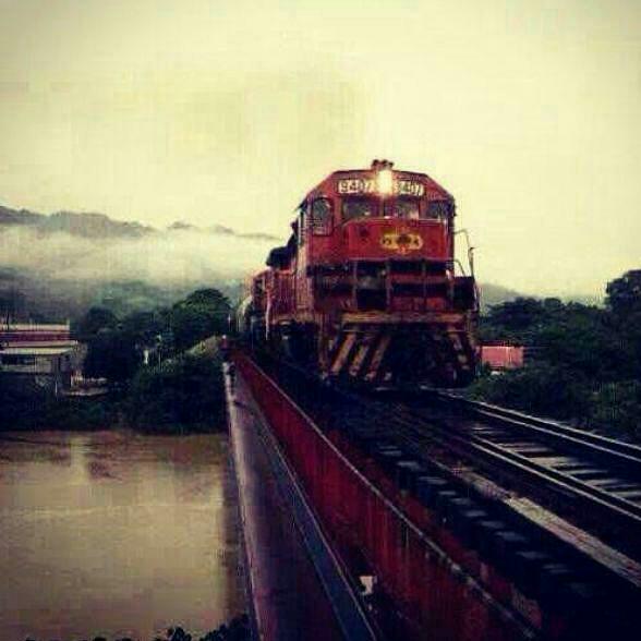 Una fotito del puente ferroviario de mi ranchito 📷🌉🚂 #Lluvia #frio #miranchito #saltodeagua #puenteferroviario #shark14