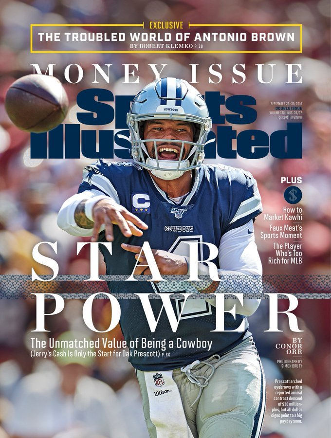 omz007's tweet photo. Congrats to Dak Prescott on his 5th Sports Illustrated Cover!(2 College & 2 NFL)
#SportsIllustrated #DallasCowboys #CowboysNation #Cowboys #DC4L #CowboysFam #D4K #IBackDak
@dallascowboys @WhatGoingDowney @MitchellRenz365 @ChatSports @CowboyJobu https://t.co/tiYofUB64j