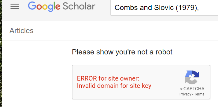 sarsteg's tweet photo. I am not a robot. Please just let me search for articles... #googlescholar @UTSA_Libraries https://t.co/tmLFnokeox
