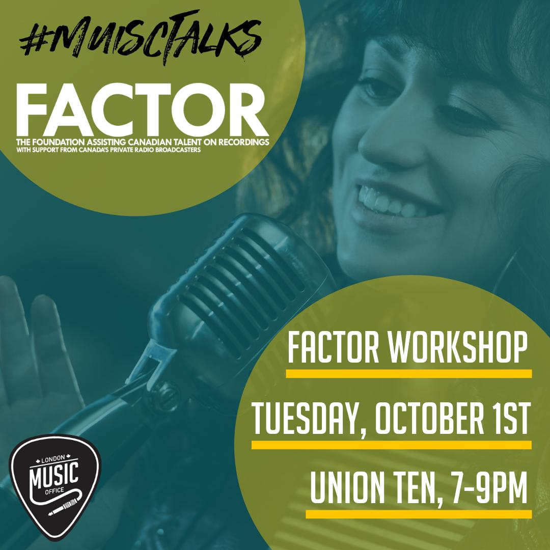 Tuesday October 1 <a href="/FACTORCanada/">FACTOR</a> visits #LdnOnt to talk with local musicians about the changes to their programs. Fine tune your submission or prepare for the next deadline. 
7pm Union 10 in <a href="/oevca/">Old East Village CA</a> 

ow.ly/fRXI50wfqST <a href="/OEVHub/">Old East Village Hub</a> <a href="/LdnArtsCouncil/">London Arts Council</a> @LDNENT @LDNReverb @LondonFuse