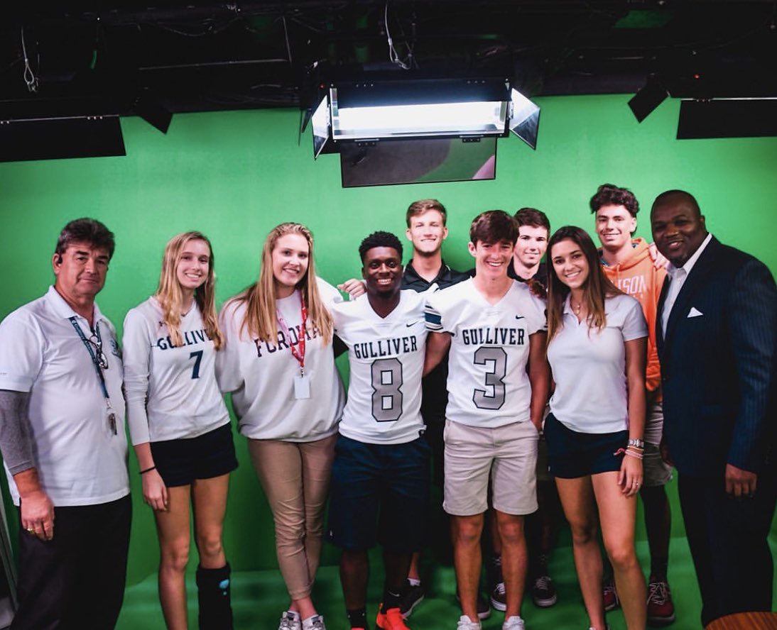 Had a great time filming the inaugural episode of “Inside Gulliver Athletics” today! Looking forward to a great season!