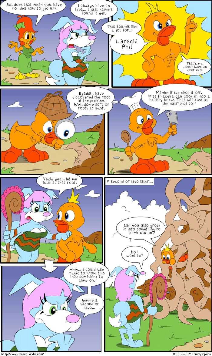 Page 20 from the story "Any Witch Way". A full transcript can be found on the website.