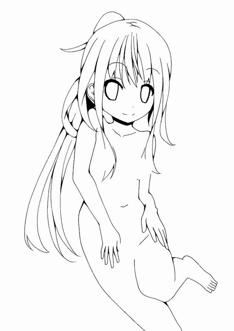 文月ちゃん描いてます～～～～ 