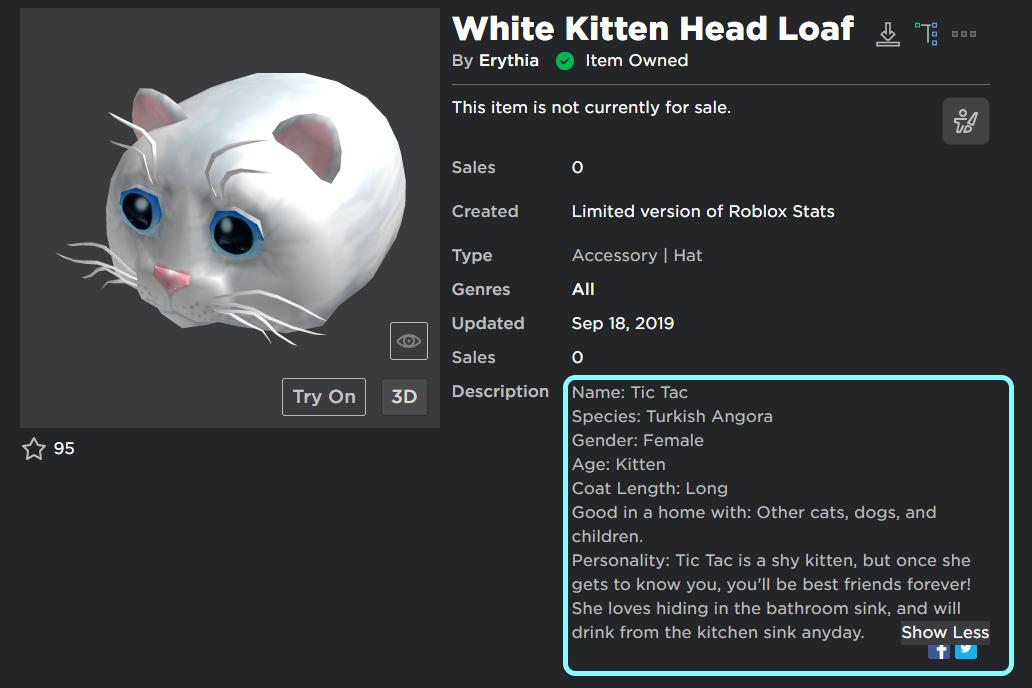 0crowned On Twitter Adorable - kitten hat roblox