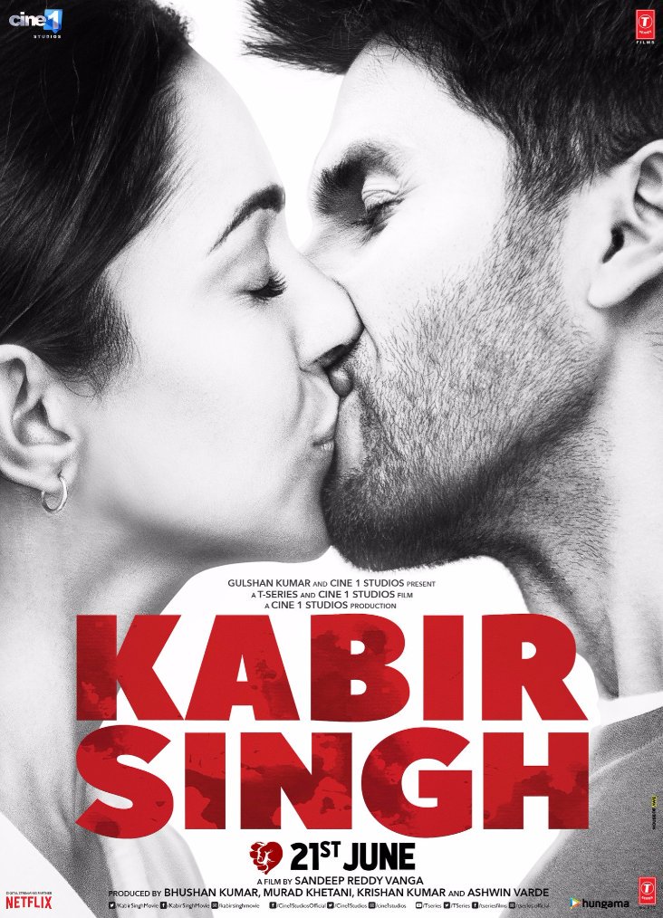 WORLD DIGITAL PREMIERE !!!
Hindi Film #KabirSingh 2019 Is Now Streaming On @NetflixIndia
Directed By :- @imVangaSandeep
@ShahidKapoor @Advani_Kiara #SohamMajumdar @ArjanTalkin @NikiFyingLife #KaminiKaushal @SureshOberoi & @_AdilHussain In Lead Roles