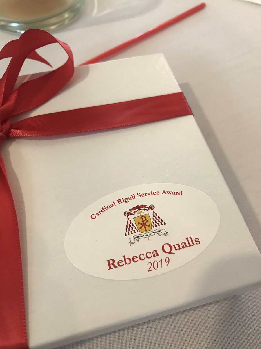 Thanks to <a href="/archstl/">Archdiocese of St. Louis</a> for recognizing those who provide exceptional #service to our <a href="/CatholicEdSTL/">Office of Catholic Education and Formation</a> communities! #grateful #CardinalRigaliServiceAward
