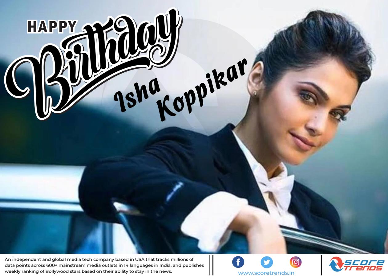 Score Trends wishes Isha Koppikar a Happy Birthday!! 