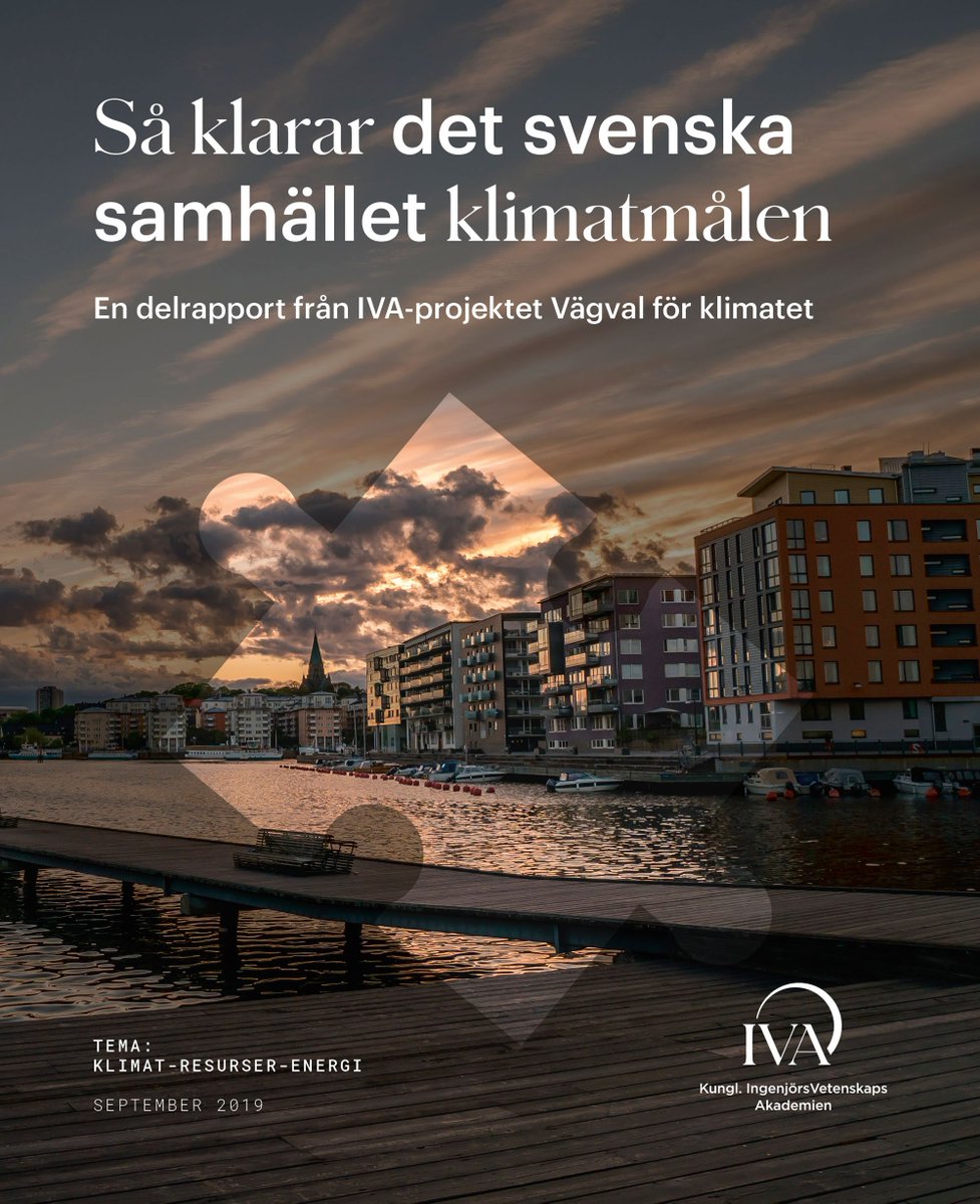 Ny rapport från IVA: Så klarar det svenska samhället klimatmålen iva.se/publicerat/ny-… #klimat #IVA100