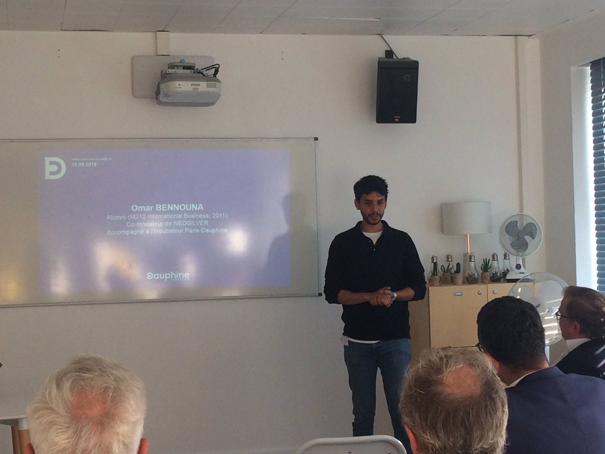 Sophie, co-fondatrice de <a href="/labtoo/">labtoo</a>, et Omar, co-fondateur de <a href="/NeoSilver_Fr/">Neosilver</a>, présentent leurs #startups aux donateurs et l’accompagnement que l’<a href="/Incub_Dauphine/">Incubateur Paris-Dauphine</a> leur a apporté dans cette aventure.