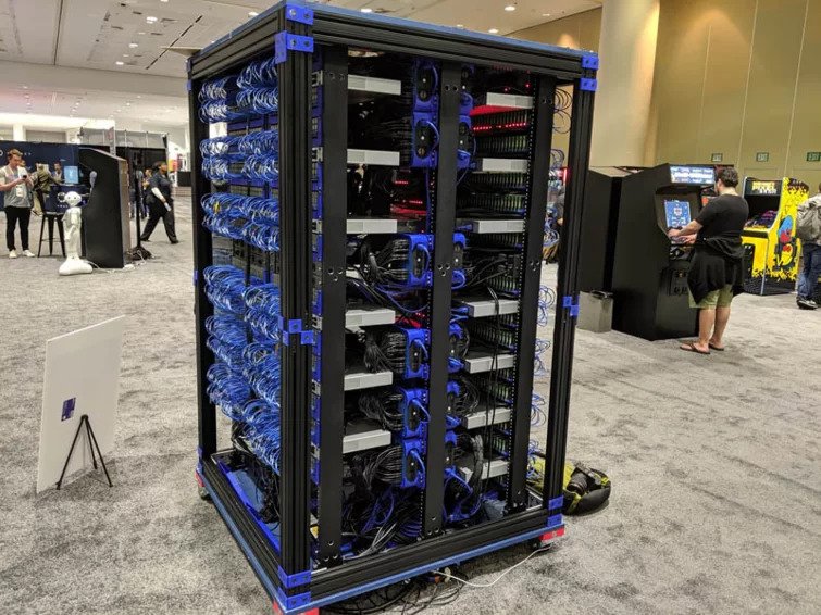The 1060 Raspberry Pi Cluster( Super Computer) developed by Oracle unveiled at Oracle Open source Convention. https://blog.electroica.com/the-1060-raspberry-pi-supercomputer/ …#oracle #raspberrypi #server #cluster #networking#programmer #embedded #embeddedSystem