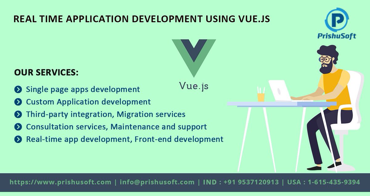 Prishusoft's tweet image. #frontend #vuejs #vuejsDevelopment #webapplication #frontenddevelopers #frontendengineer
#developers #singlepageapp #migration #consulation #frontenddevelopment #realtime #enterpriseapplications #customapplications