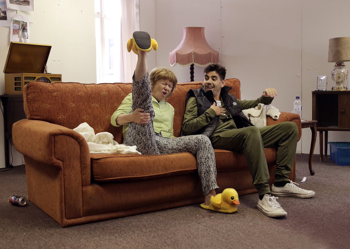 53two's tweet image. We had the incredible @shayster57 pop into rehearsals the other day! What a treat! You can catch just a few of his photos here if the #TinnedUp team in full swing! Thank you Shay.... Get those tickets booked for @OldhamColiseum! coliseum.org.uk/plays/main-hou… 📸 #Manchester #Theatre