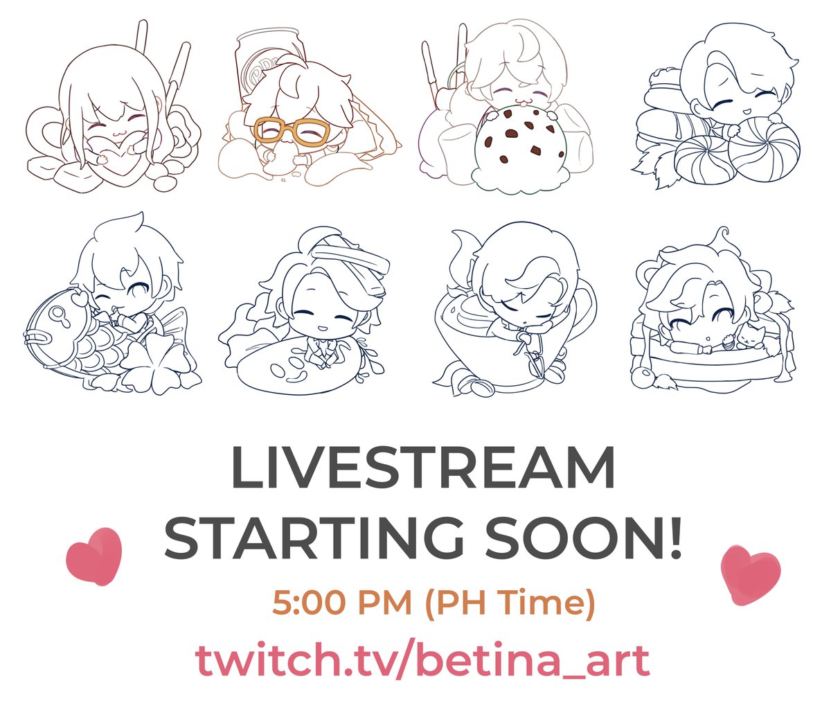 The livestream will start soon!
https://t.co/K68UTTc5zY

We are celebrating Ryker's birthday and also coloring some mystic messenger acrylics!

Livestream starts in a little over an hour~! 