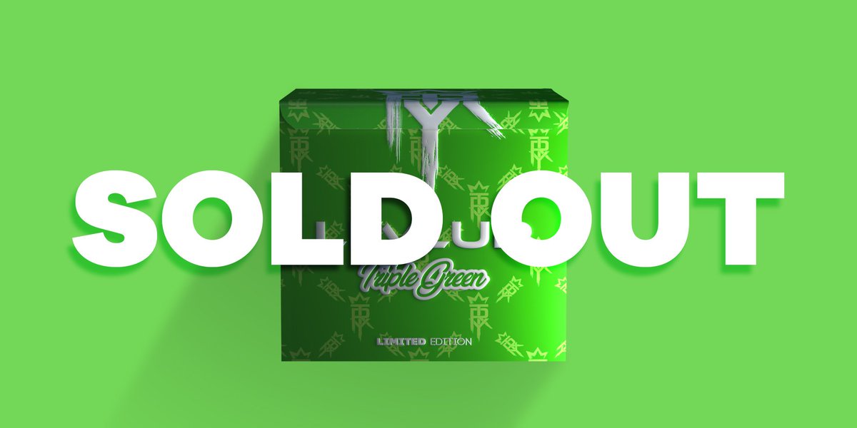 levlupgg's tweet image. *Queenmusicsetsin* *DUMDUMDUM* Another one bites the dust 🏜️- our #levlup Tripple Green Collectors Box is all gone! 🍏💚Tripple Green itself though is available and a prime candidate for our current 2f1 offer 😃#teamlevlup #completeyoursetup