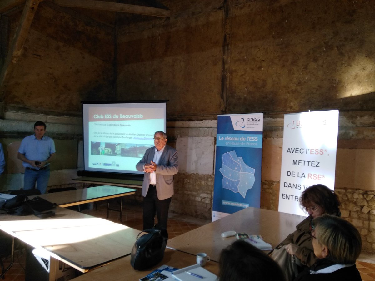 CressHdf's tweet image. ▶️ C'est parti pour le Club Busin'ESS du #Beauvaisis en direct de l'Ecospace de @villedebeauvais, un équipement municipal de sensibilisation au #DeveloppementDurable. Merci à Jean-Luc Bourgeois, maire adjoint, pour l'ouverture de la journée !
#ESS #TransitionEcologique