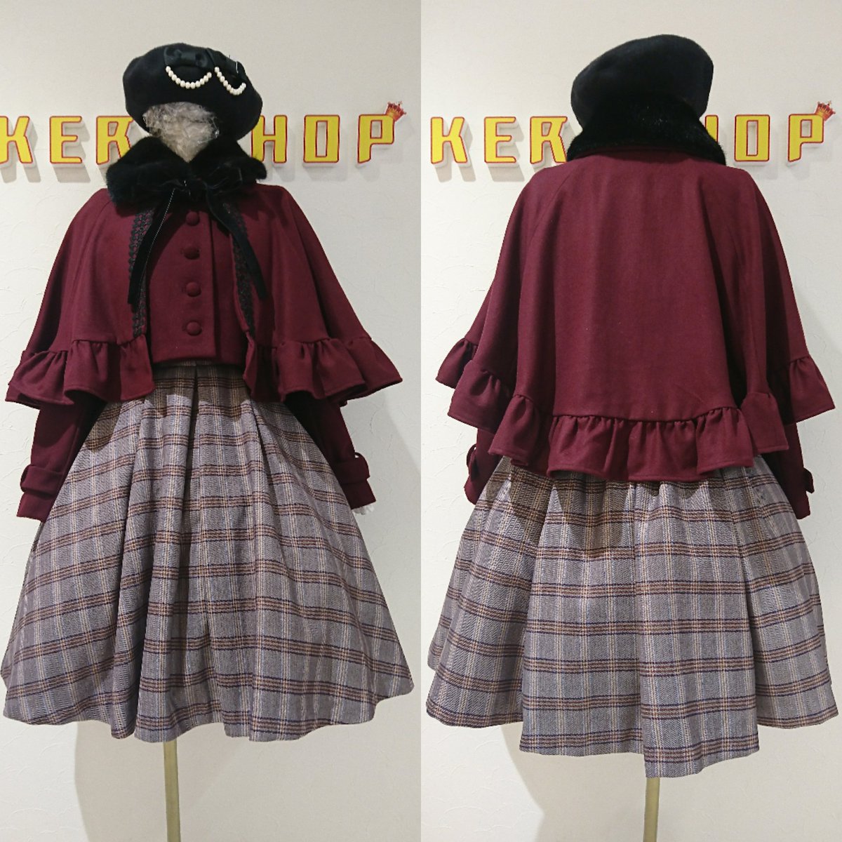 Sheglit “Gretel”グレーテルショートケープコート