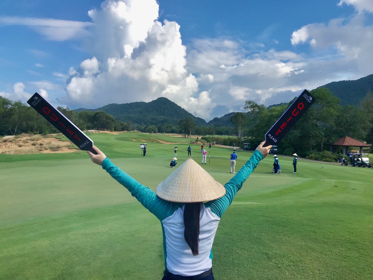 The final group of the #LexusChallenge ⁦@Laguna_Golf_LC⁩  ⁦@BanyanTree_LC⁩ #FaldoDesign #Lexus #Golf