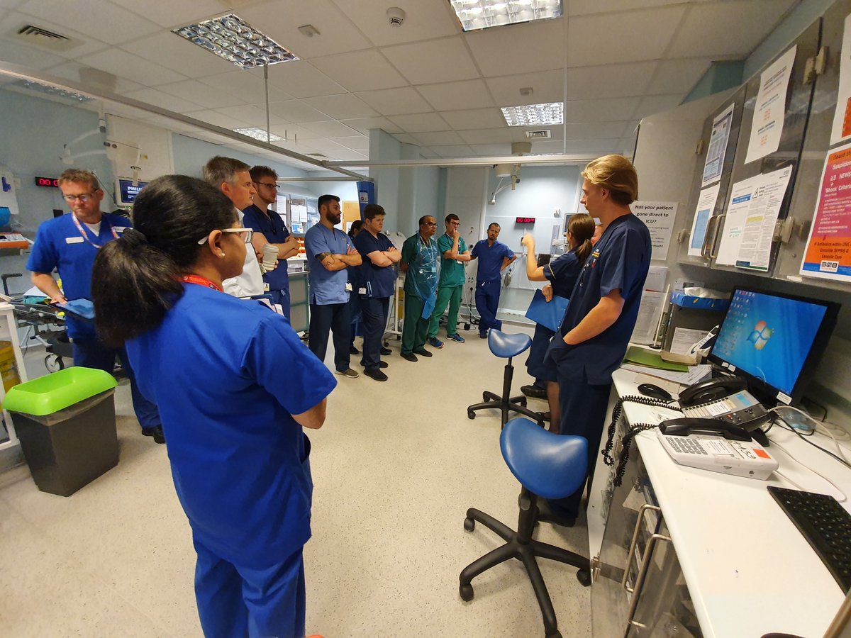 Sim Man got saved by our fantastic Emergency Department Team!  There are some more photos of yesterday action @BEAT_RBCH @RBCH_NHS #HcSimWeek19 #HCSim #simulation #ThrowbackThursday #TeamRBCH #TeamED