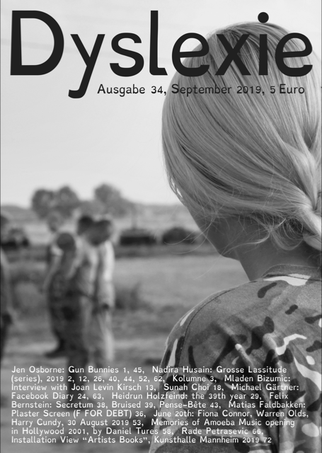 ztscrpt's tweet photo. DYSLEXIE will be released THIS
Saturday, 21 September, 8 pm
with works by
Andrea Winkler, peles empire, Michael Gärtner
at
CAFÉ DER KULTURFABRIK MOABIT
Lehrer Str. 35
10557 Berlin
https://t.co/NFHdwWlFQ6
#ztscrpt #dyslexie #Berlin https://t.co/6Kcswvw9rb