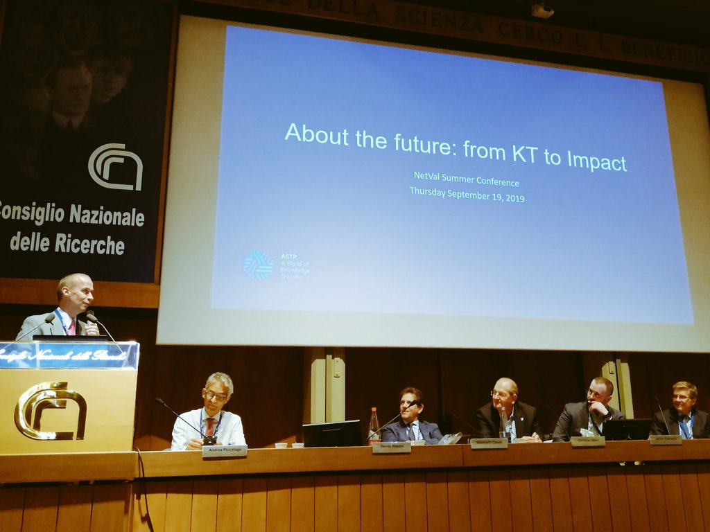 criemme's tweet image. Education, Research, Utilization: what does it take to get there? #Netval #ASTP #EUCommission discuss the core business(es) of EU Universities @NetvalITA Summer Conference 2019 @PiccalugaA
