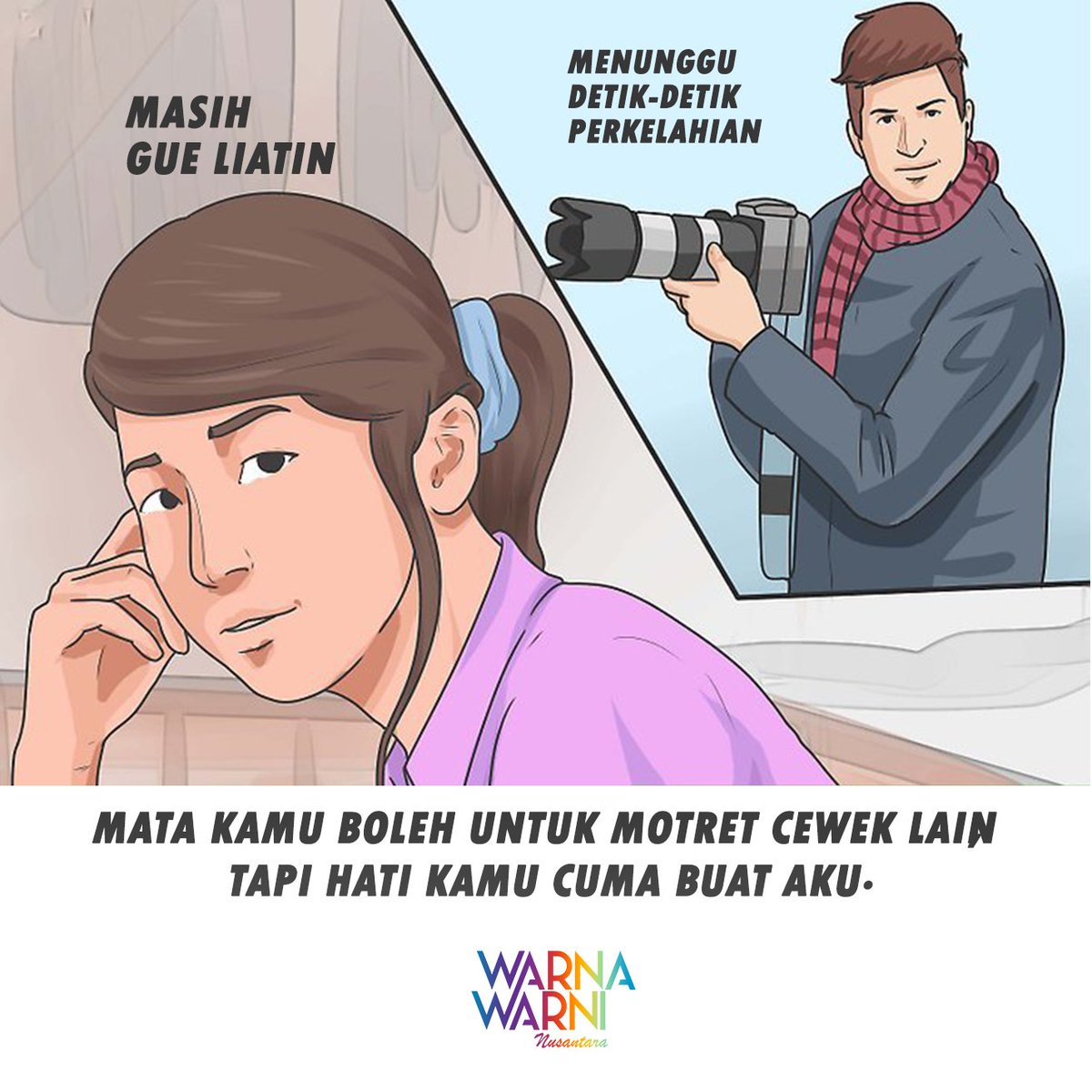 siapa nih yang punya pacar fotografer hayo?
