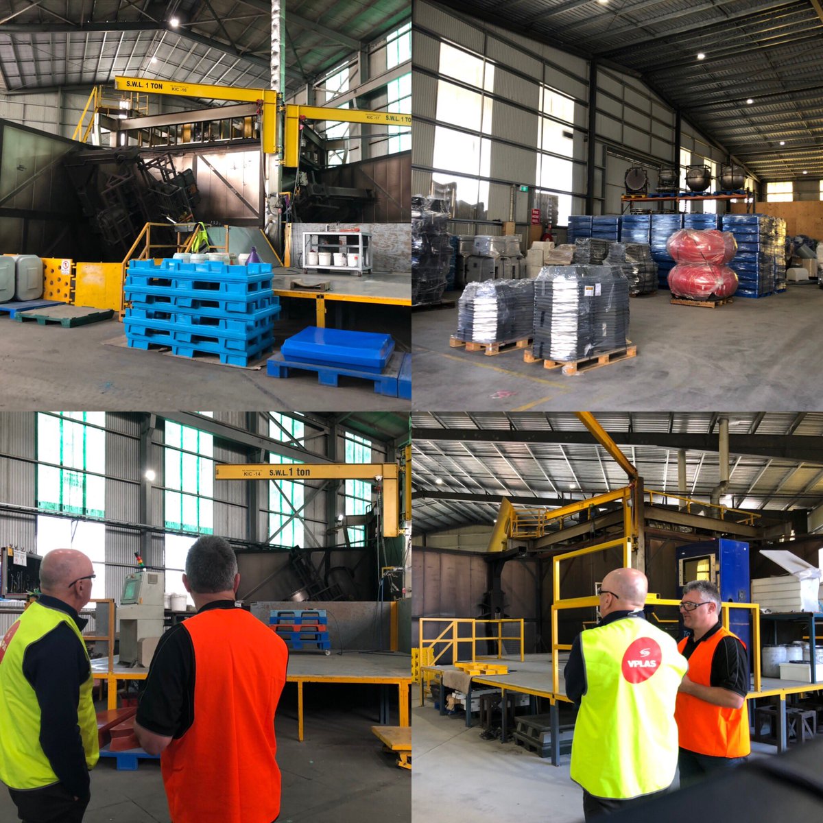 Had the opportunity to witness a successful manufacturing business located in Morwell Gippsland.
Keil Industries - specialised in custom plastic moulding &amp; custom Roto moulding. Thanks to Mark Medew(Operations Manager) for showing us around. <a href="/paul_murphy3/">Paul Murphy</a> <a href="/tizianap5/">tiziana.p</a>