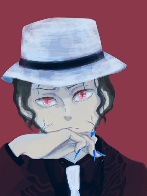 ヰｯ色龍💫さんがTwitterに投稿した鬼舞辻無惨(鬼滅の刃)のイラスト。