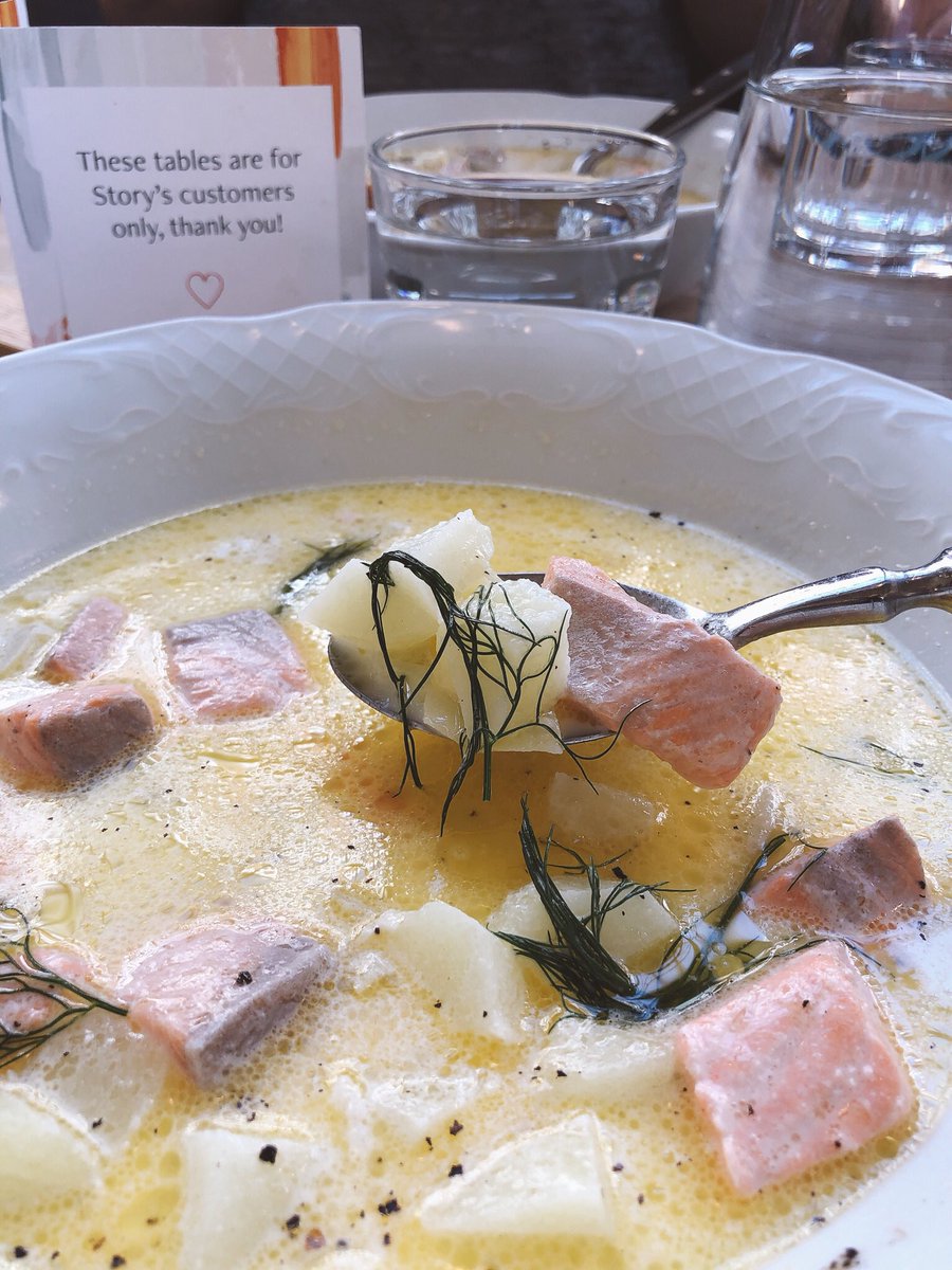 Deals_Contests's tweet photo. #RT @Mom_Junky: RT @LilFamAdventure: I feel like today should be #iatethatthursday. This is Salmon and Dill Soup from the #OldMarketHall in @myhelsinki. So good especially on a brisk day. What are you loving lately?
#Finland4Families #tortugatraveltribe … https://t.co/YxCrZFjew1