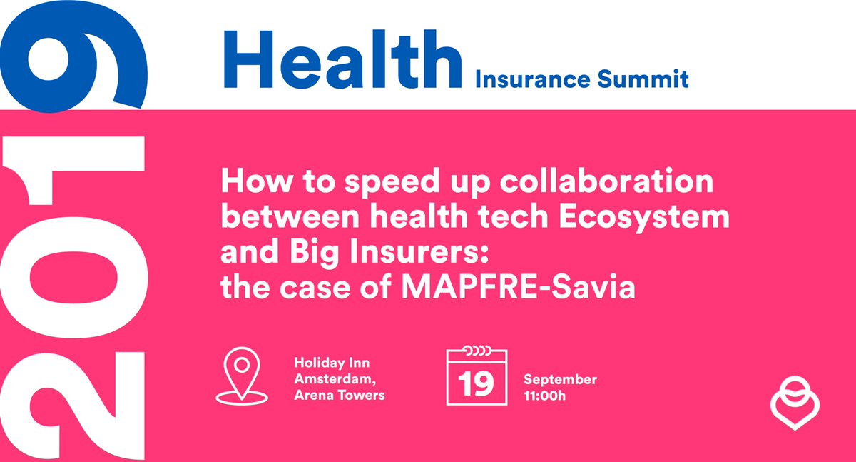 saludsavia's tweet photo. Come visit us in Amsterdam! @pedrodiazyuste will be in the #HealthInsuranceSummit bringing light on how the successful birth of Savia was possible on a hig-tech and synergy-driven environment. https://t.co/qs4aQ11JdO