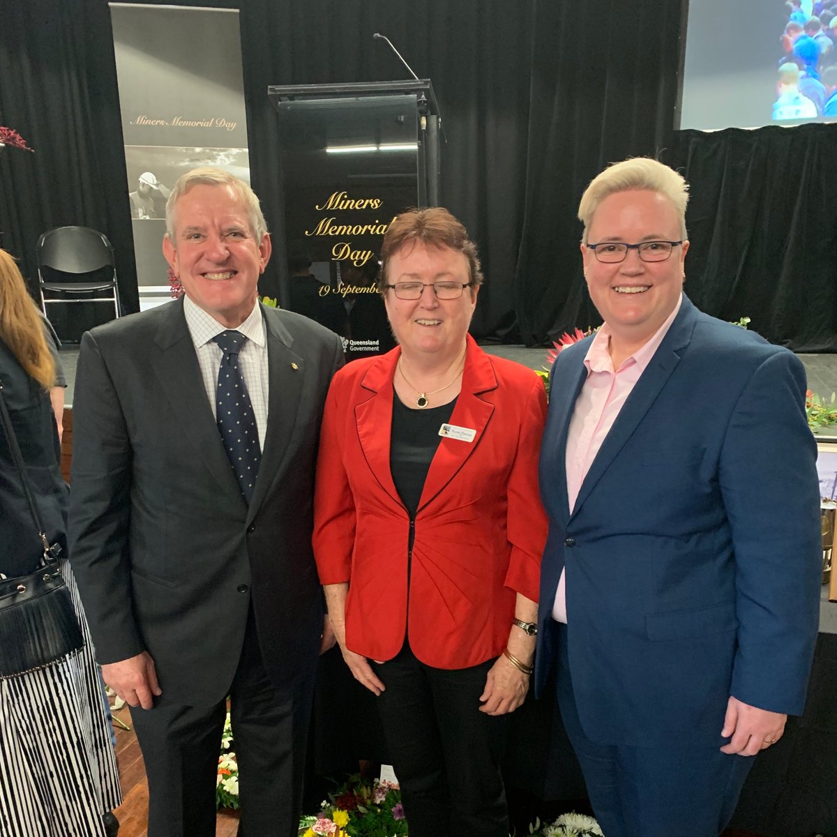 I'm joined by Norah Parsens from Moura SHS &amp; her daughter Sarah who read a poem she wrote about miners lost in the Moura disaster - 'Those who paid their dues' - for Miners' Memorial Day. Every year on this day our industry remembers the lives of fallen miners. <a href="/DrAnthonyLynham/">Dr Anthony Lynham</a>