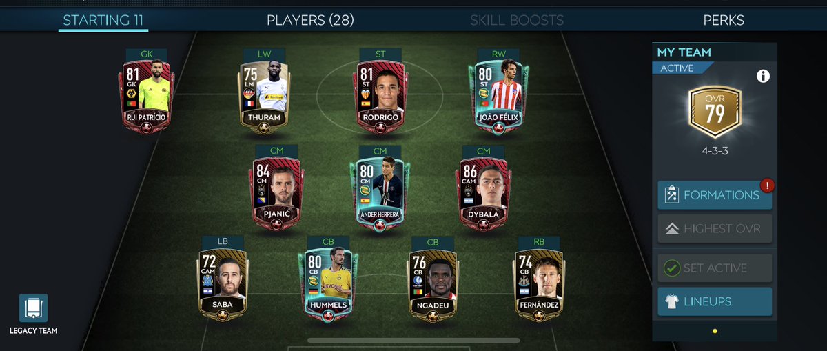  #FIFAMobile20 Day 1. 