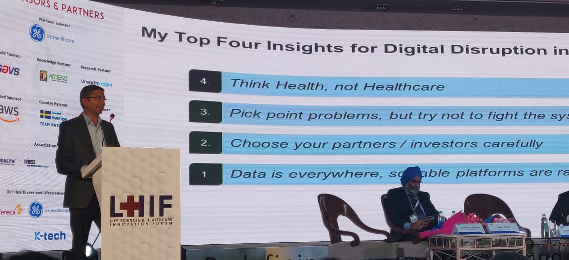 nasscomCoEIoT's tweet photo. Some realistic and practical insights on how to mobilise innovation in healthcare by Nalinikanth Gollagunta President &amp; CEO of @GEHealthcare South Asia, and discusses the recently launched #EdisonX programme @debjani_ghosh_ @sangeetagupta29 @nasscom https://t.co/ZoMpoYGuls
