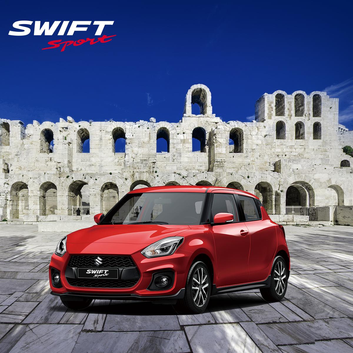 SuzukiAutoGR's tweet photo. Η εμπειρία της οδηγήσης ενός SWIFT Sport, δεν είναι ποτέ sold out. https://t.co/q1kyerGWtt