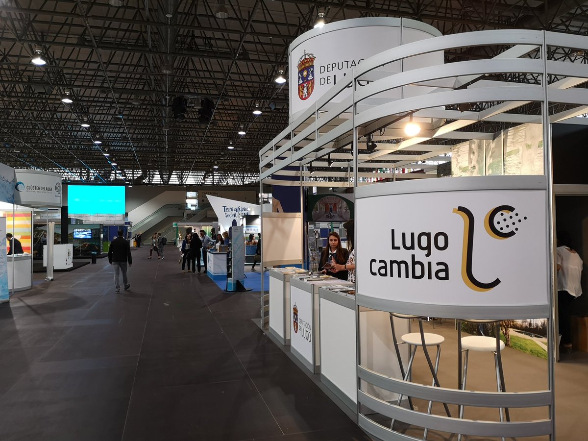 Ya estamos en @Termatalia. Te esperamos en el expositor de la @DeputacionLugo durante toda la jornada y mañana viernes.
#LugoCambia #turismo #turismotermal #Lugo