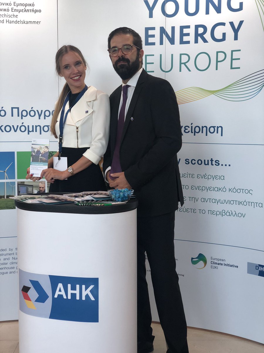 ahkgermany's tweet photo. YEE Stand στο ΑHK Europakonferenz #PartnerForEducation #EnergyScouts #EUKI @EUKI_Climate @DIHK_News https://t.co/wk0ebfHf1B