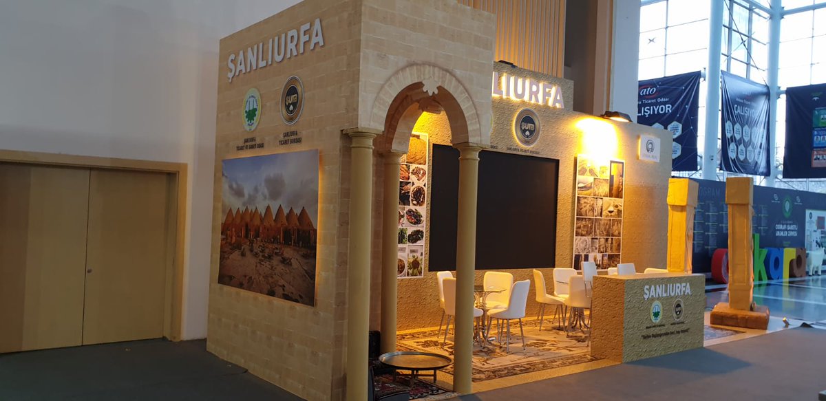 27 Farklı Coğrafi Işaretli Ürünüyle Lider Şanlıurfa, 19-20-21 Eylül tarihlerinde ATO Congresium’da gerçekleşecek Uluslararası Coğrafi İşaretli Ürünler Zirvesinde yerini aldı.
Standımız ilk girişte sağda.

<a href="/iHalilPeltek/">İbrahim Halil PELTEK</a> <a href="/ahmetaltun63/">AHMET ALTUN🇹🇷</a> <a href="/TCTarim/">T.C. Tarım ve Orman Bakanlığı</a> <a href="/CYAZMAC/">CEVAHİR ASUMAN YAZMACI</a> <a href="/ticaret/">T.C. Ticaret Bakanlığı</a> 
<a href="/pekcan/">Ruhsar Pekcan</a> <a href="/cizirvesi/">Coğrafi İşaretli Ürünler Zirvesi</a>