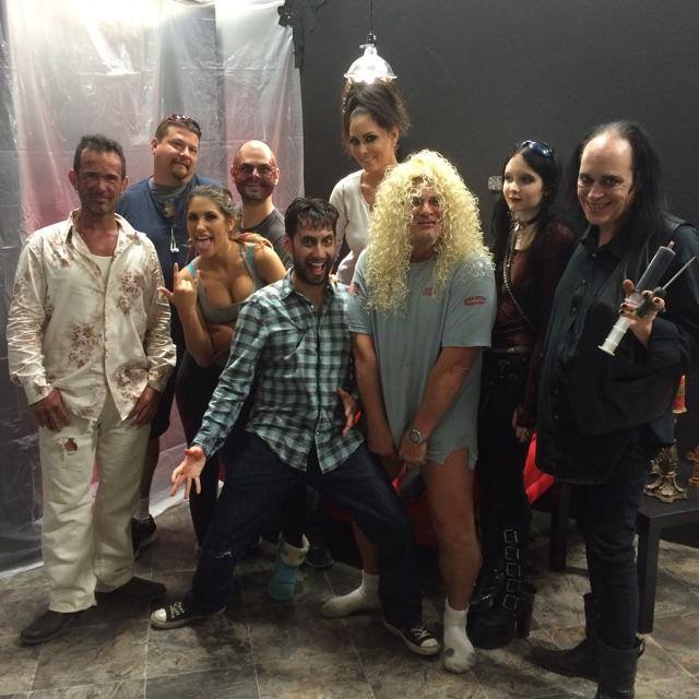 Flashback:   On set yesterday with Ralph Long, Evan Stone, Tommy Pistol, August Ames, Jessica Jaymes<a href="/tag/zombies"class="tags"><span>#zombies</span></a>