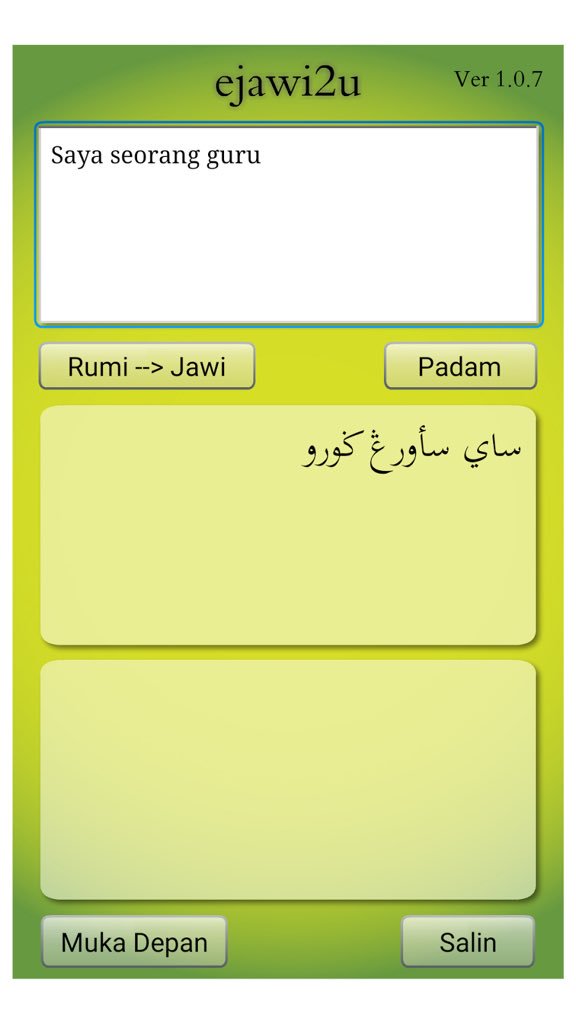 Translate jawi