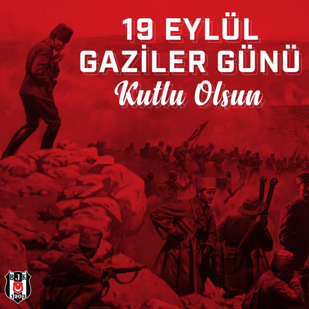 Başta Ulu Önder Gazi Mustafa Kemal Atatürk olmak üzere, tüm gazilerimizin Gaziler Günü kutlu olsun. 
#Gazilergünü