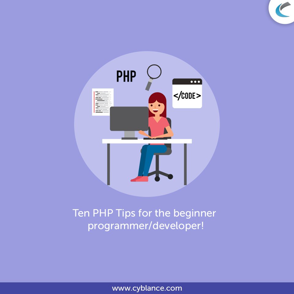 cyblance's tweet image. Anybody can learn to program at any age. Read through our Ten PHP Tips For The Beginner Programmer/Developer to get you started on your programming journey. Full Article on: cyblance.com/php-framework/…
#PHP_For_beginner #PHP_Development #PHP_Developer #Programming #PHP_Programmer