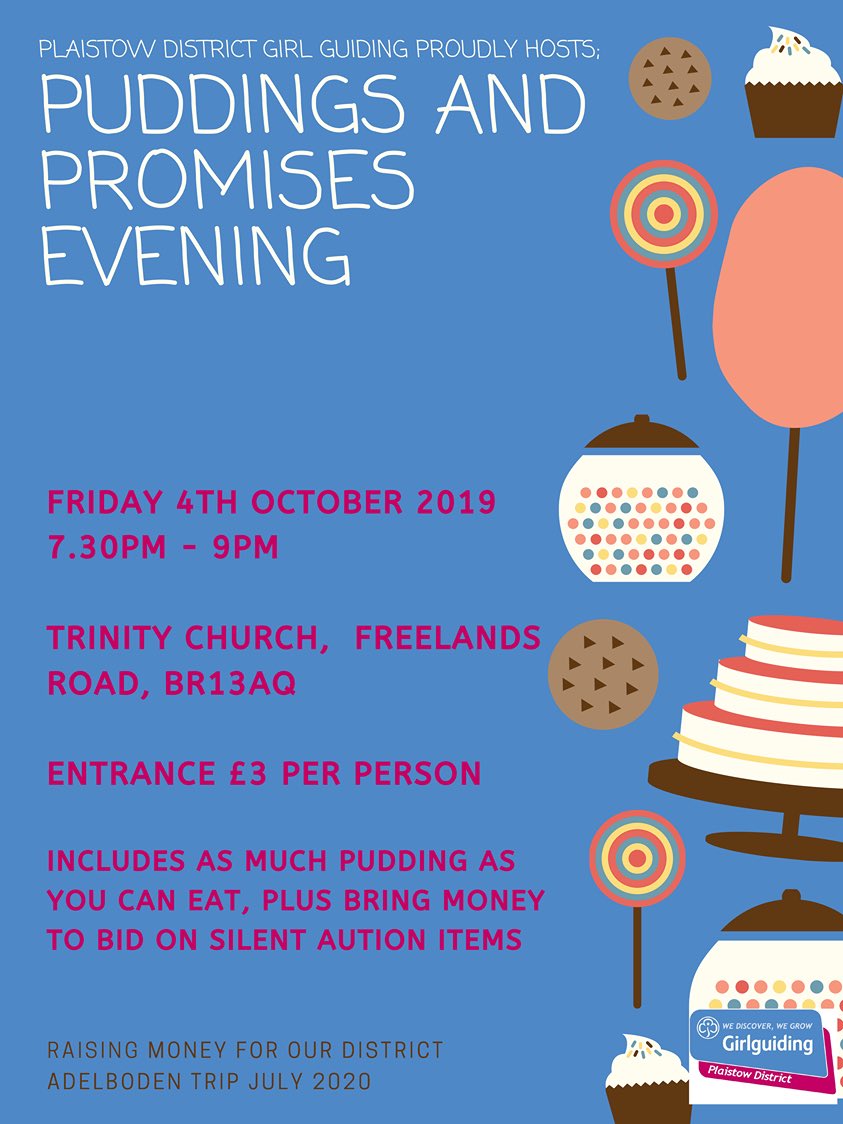 Great event for a worthy cause. Pudding anyone?